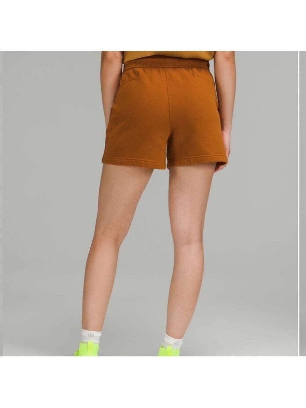 Lululemon Loungeful High Rise 4" Shorts in Butternut Brown size 10 - Picture 3 of 12